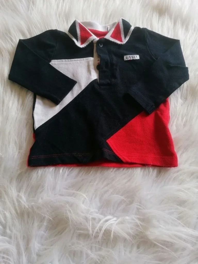 Polo manches longues, garçon 6mois, ikks 